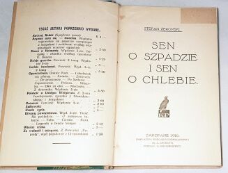 NORWID: ŻEROMSKI - SEN O SZPADZIE. SEN O CHLEBIE - 3