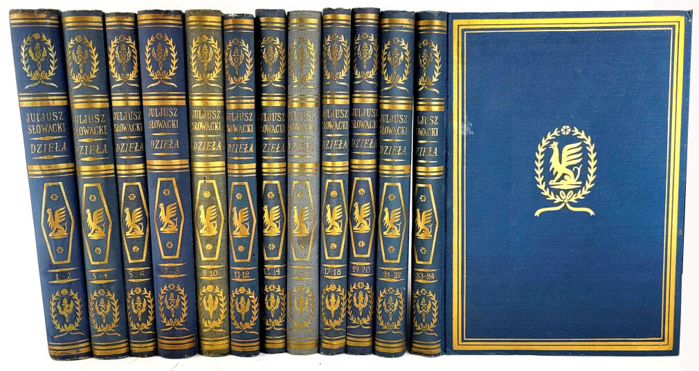 SŁOWACKI- DZIEŁA T.1-24 [komplet w 12 wol.] pod red. Manfreda Kridla i Leona Piwińskiego,