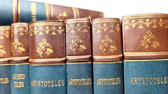 ARYSTOTELES - DZIEŁA 14 wol., kolekcja w półskórzanej oprawie - 6
