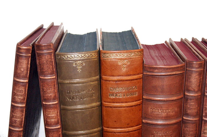 Luxury books, i.e. leather bindings, continued