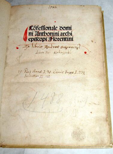 Nicholas of Błonie from 1488. Polish incunabula in the European state of preservation.