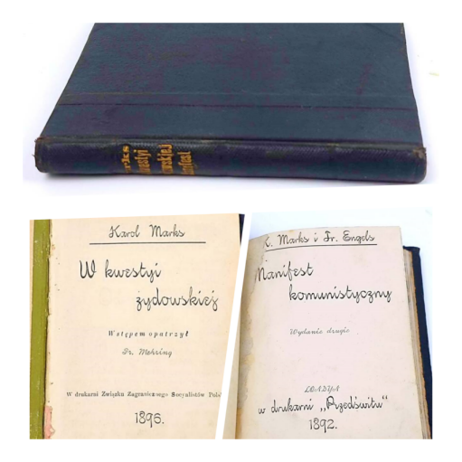 Marks, Engels - Manifest Komunistyczny. W Kwestyi Żydowskiej. Londyn 1892-6