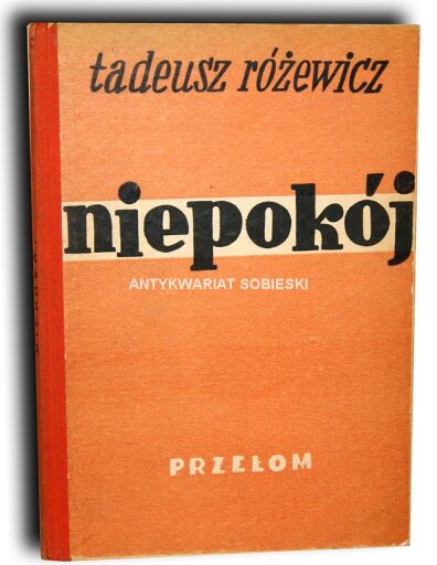Różewicz Niepokój wyd. 1947 debiut